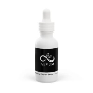 Gentle Retinol Serum with Peptides – 1oz Anti-Aging Face Treatment – Vegan
