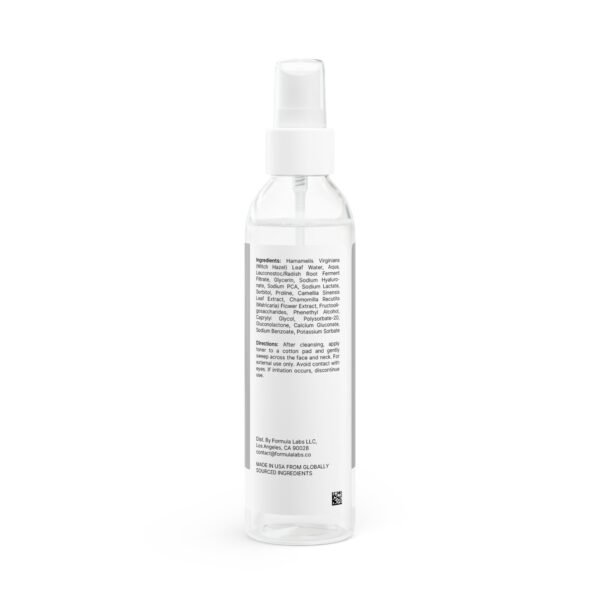 Hydrating Toner for Dry Skin – 6oz with Hyaluronic Acid & Witch Hazel – Vegan - Image 3