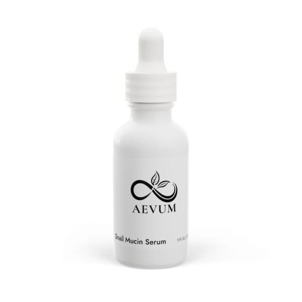 Snail Mucin Serum with Hyaluronic Acid – 1oz Hydrating Facial Treatment – Vegan