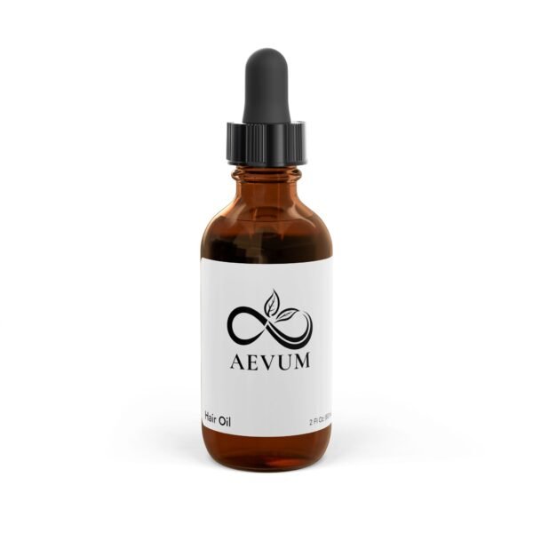 Hair Oil with Argan & Castor – 2oz for Frizz Control & Shine – Vegan
